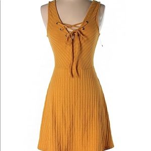 Design Lab by Lord and Taylor Mustard Yellow Dress